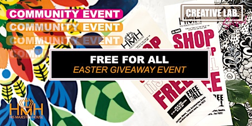 Imagem principal do evento 'Free For All'  Giveaway event - Shop or Shwop for free!