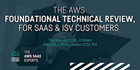 The AWS Foundational Technical Review for Public Sector SaaS/ISV Customers primary image