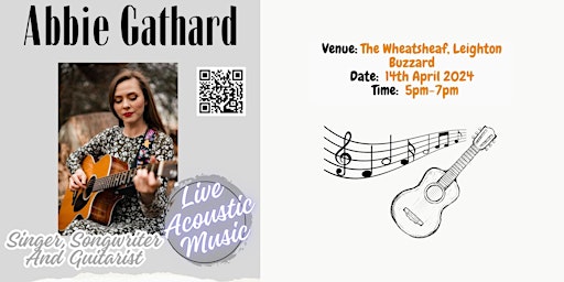 Imagem principal do evento Abbie Gathard Live at The Wheatsheaf