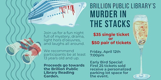 Imagem principal do evento Murder in the Stacks - Cruising for Murder