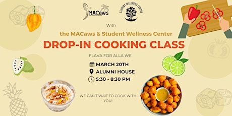 SWC x MACaws Drop-in Cooking Class primary image