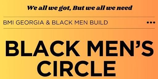Primaire afbeelding van Black Men's Circle