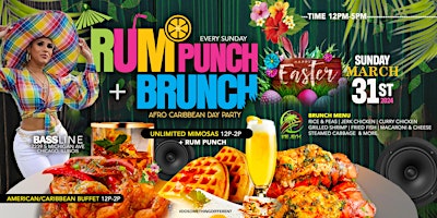 Imagem principal do evento RUM, PUNCH AND BRUNCH - AN AFRO CARIBBEAN DAY PARTY