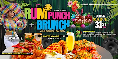 RUM, PUNCH AND BRUNCH - AN AFRO CARIBBEAN DAY PARTY