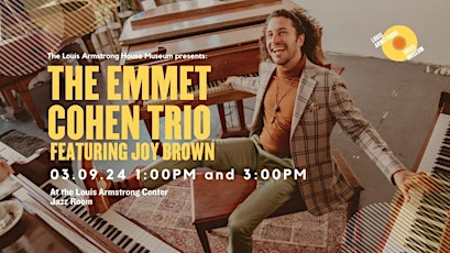 Image principale de The Emmet Cohen Trio - 1:00PM Show