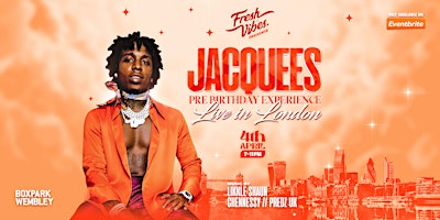 Hauptbild für Fresh Vibes Presents Jacquees Live In London