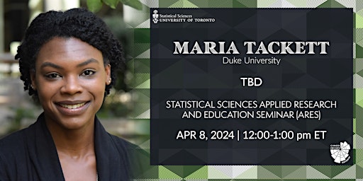 Statistical Sciences Applied Research & Education Seminar: Maria Tackett primary image