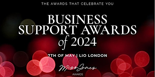 Miss Jones Business Support Awards 2024 primary image