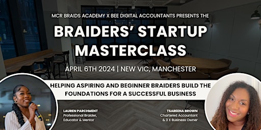 Imagem principal do evento Braiders StartUp Masterclass