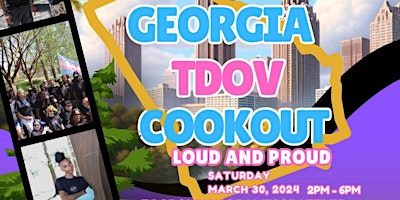 Imagem principal do evento Second Annual Georgia TDOV(Trans Day Of Visibility) Cookout