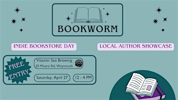 Imagem principal de Bookworm's Indie Bookstore Day Author Showcase