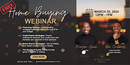 Image principale de Home Buying Webinar