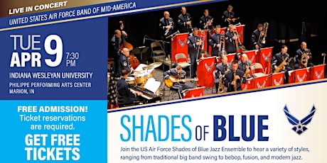 Primaire afbeelding van USAF Shades of Blue Jazz Ensemble