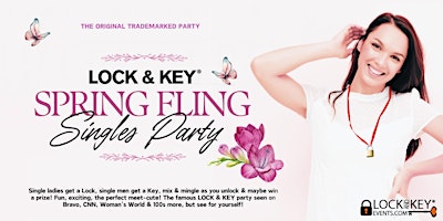 Hauptbild für Wichita, KS Lock & Key SPRING FLING Singles Party at Aloft WXYZ, Ages 30-55
