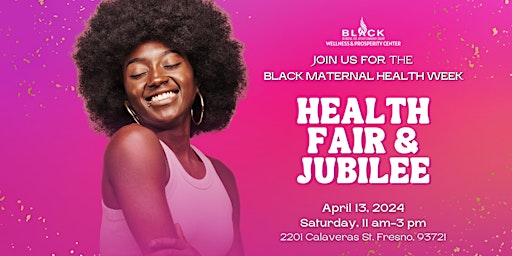 Imagem principal do evento Black Maternal Health Fair & Jubilee