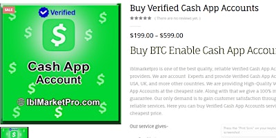 Primaire afbeelding van best places to buy verified cashapp account personal or business  20255