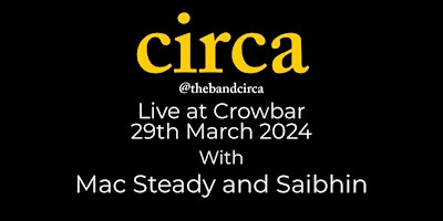 CIRCA LIVE AT CROWBAR primary image
