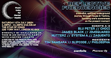 Music Unity For Mental Health presents Reflective Frequencies primary image