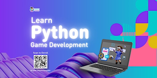 Primaire afbeelding van Learn Python Game Development- FREE Summer Camp Information Session