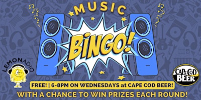 Music Bingo w/ Lemonadio at Cape Cod Beer! primary image