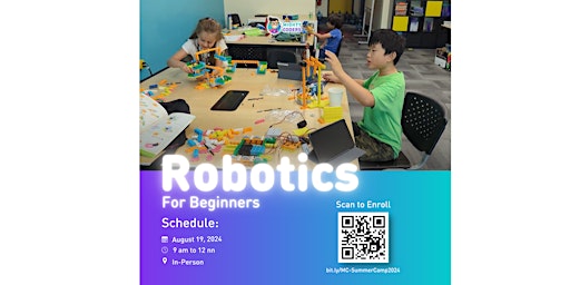 Imagem principal do evento Robotics for Beginners- FREE Summer Camp Information Session