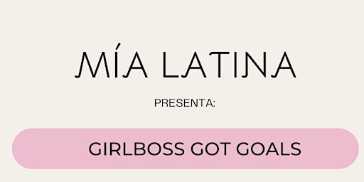 Girl Boss Got Goals primary image