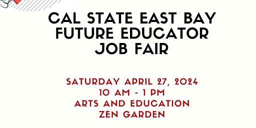 CSU East Bay Teacher Education Career/ Job Fair primary image