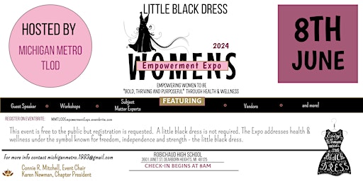 Immagine principale di Little Black Dress Empowerment Expo "Bold, Thriving, and Purposeful" 