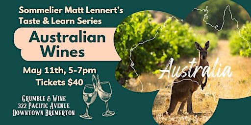 Matt Lennert's Taste & Learn Series - Australian Wines  primärbild