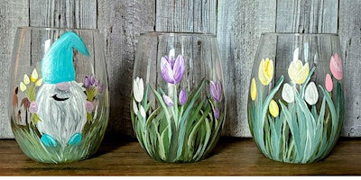 Spring Flowers Wine Glass  Ages 18+ Event primary image