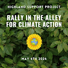 Spring Rally in the Alley for Climate Action