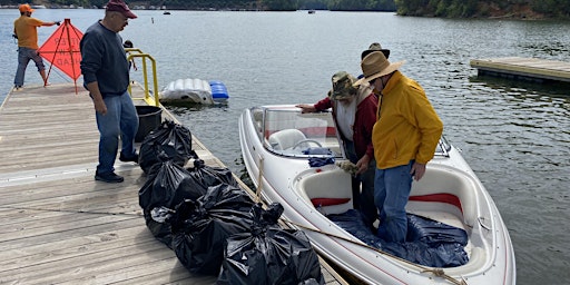 Lake James Clean Up Spring 2024