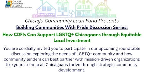 How CDFIs Can Support LGBTQ+ Chicagoans through Equitable Local Investment