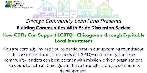 How CDFIs Can Support LGBTQ+ Chicagoans through Equitable Local Investment primary image