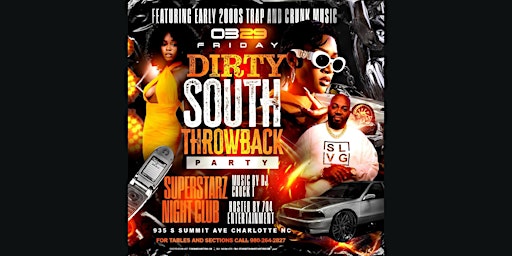 Primaire afbeelding van Dirty South Throwback Party
