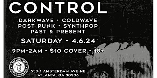 CONTROL: A Dark Wave, Cold Wave, Post Punk and Synth Pop Dance Night primary image