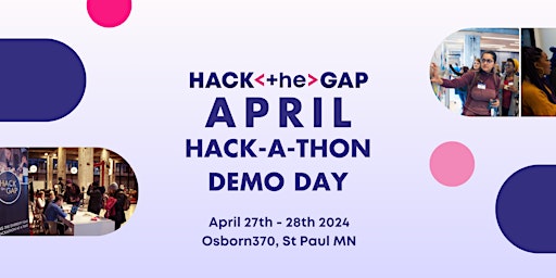 Primaire afbeelding van Hack the Gap Demo Day 2024