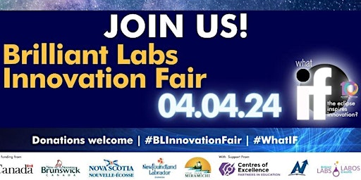Imagem principal do evento Brilliant Labs Innovation Fair | Sphère de l'innovation de Labos Créatifs