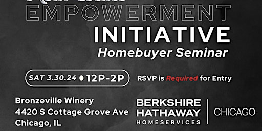 Primaire afbeelding van Homebuyer Seminar at Bronzeville Winery