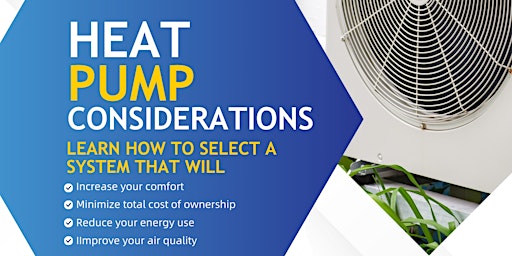 Immagine principale di Heat Pump Considerations 