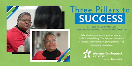 Primaire afbeelding van Three Pillars To Success - May (In Person at WEN Location)