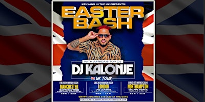 Imagem principal de DJ KALONJE - NORTHAMPTON - EASTER BASH