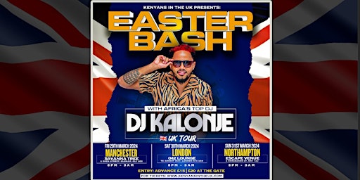 DJ KALONJE - MANCHESTER - EASTER BASH primary image