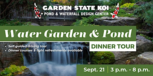 Imagem principal de Water Garden & Pond Dinner Tour | Tri-State Area