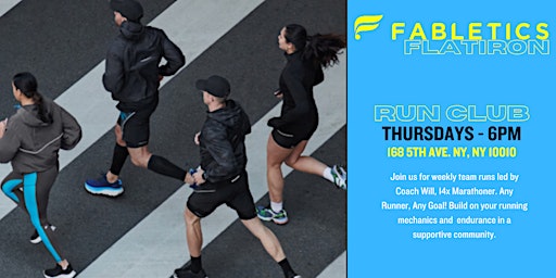 Immagine principale di FLATIRON FABLETICS RUN CLUB 