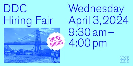 NYC Department of Design & Construction (DDC) Career Fair