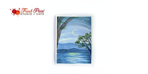 Imagem principal de In-Studio Watercolour Paint Night - Moonlight Forest