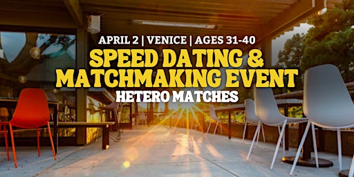 Primaire afbeelding van *WOMEN SOLD OUT* Speed Dating | Venice | Ages 31-40