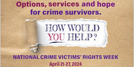Milwaukee 2024 National Crime Victims' Rights Week Resource Fair