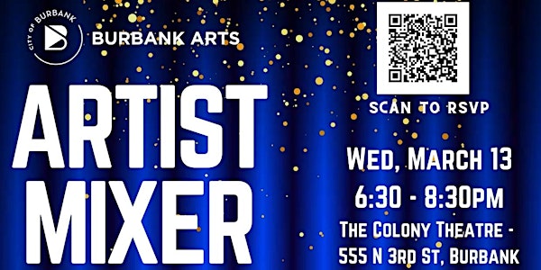 Artist Mixer at the Colony Theatre